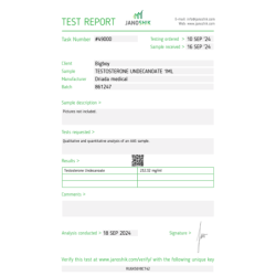 ANDRIOLOS 250 mg/ml (Testosteron Undecanoat) 10 ml Vial | Driada Medical